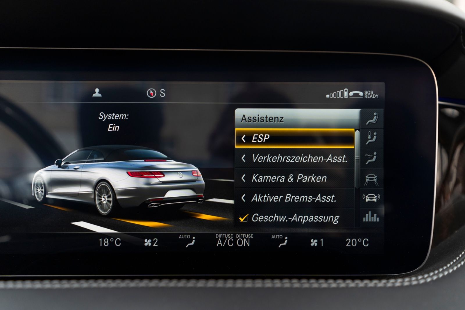 Fahrzeugabbildung Mercedes-Benz S 560 CABRIOLET BURMESTER 360° ACC MASSAGE LED