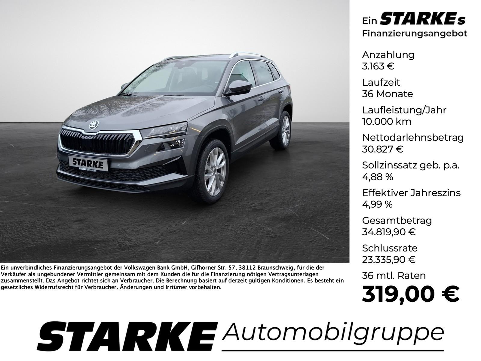 Skoda Karoq 2.0 TDI DSG Selection  AHK Navi LED PDC LM