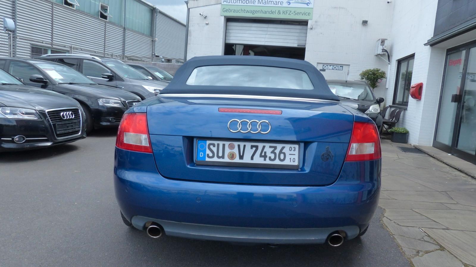 Audi A4 2.4 V6  Cabriolet.SCHALTER.ALU .SHZ. AHK CD.