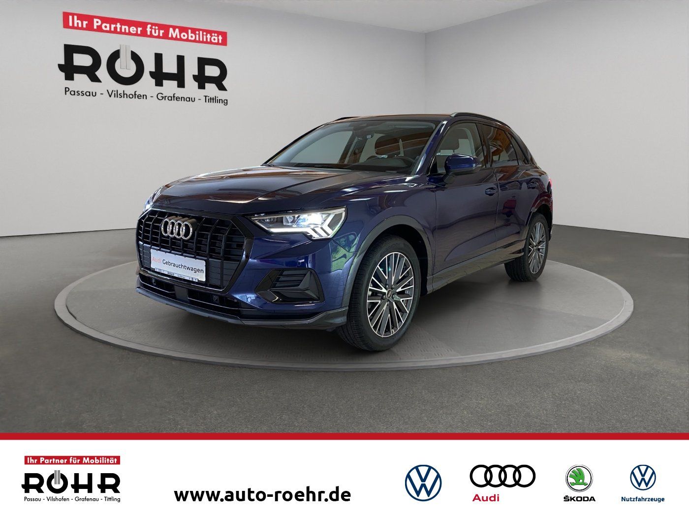 Audi Q3 advanced 35 TDI S tronic OptikP ACC AHK Kam.
