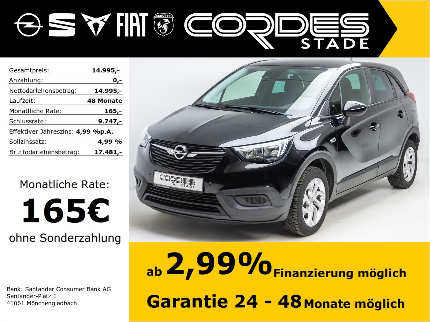 Opel Crossland Edition 1.2 Turbo Allwetter PDC Apple 
