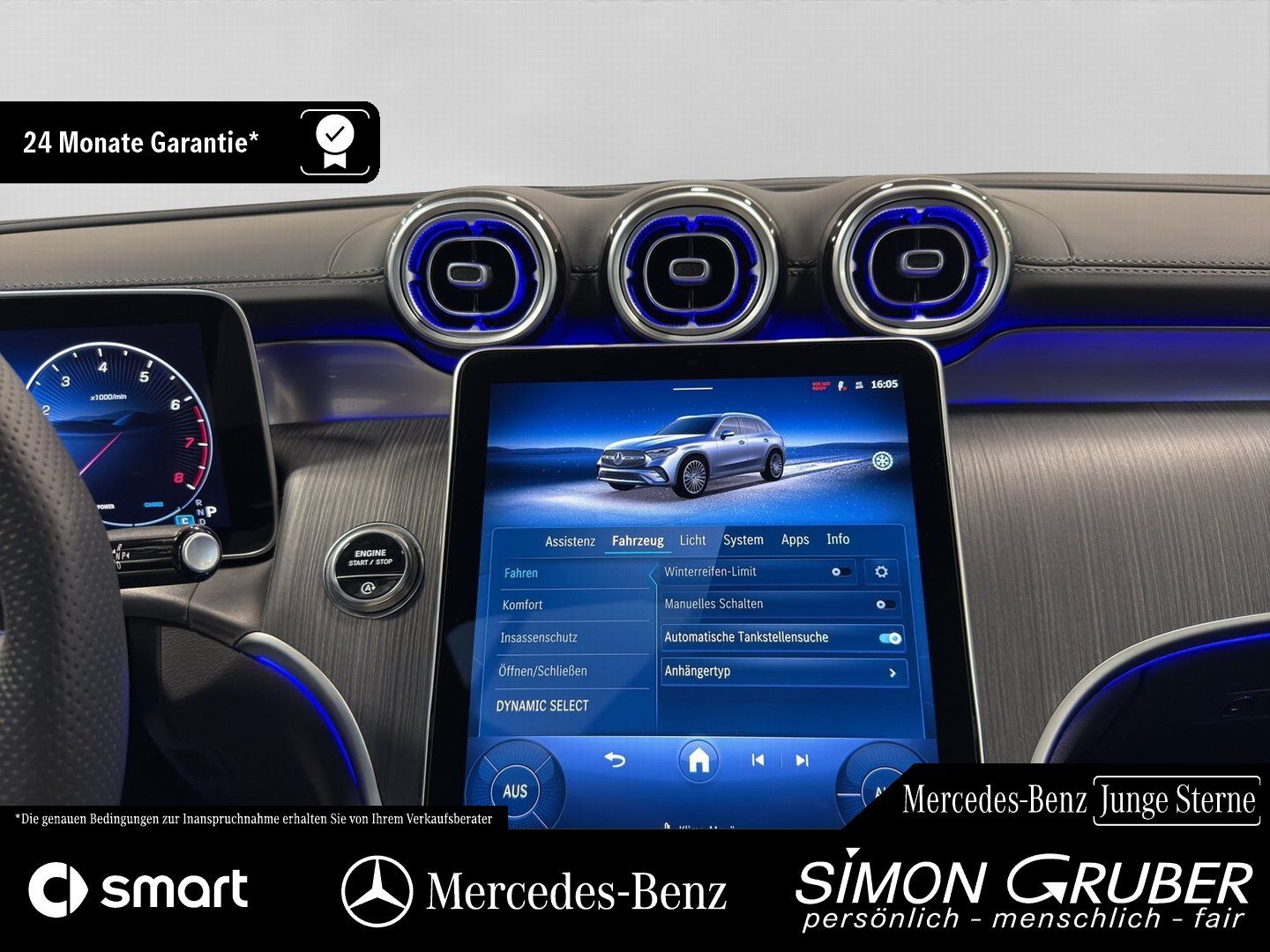 Fahrzeugabbildung Mercedes-Benz GLC 200 4M AMG Pano Burm Sitzklima DigiL ACC AHK