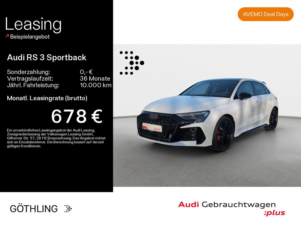 Audi RS 3 Sportback 400 PS S tr onic*Matrix*Pano*Kame