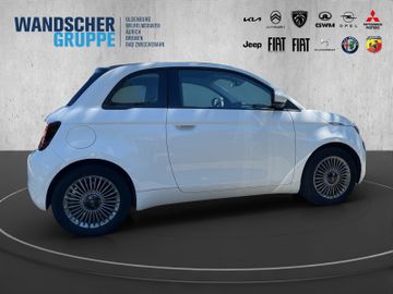 Fiat 500C e Cabrio 42kWh blaues Dach Klima+SHZ+Carpla