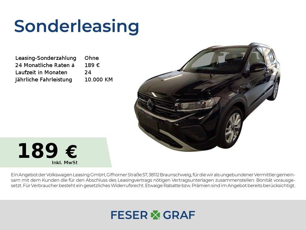 T-Cross 1.0 TSI Life AHK App-Connect LED Sitzh.