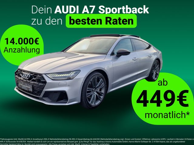 Audi A7 Sportback 2xS-Line Pano Matrix HuD Kamera ACC