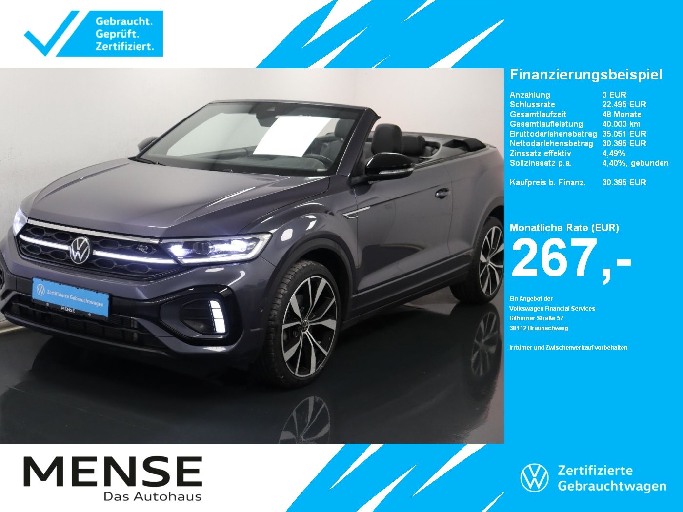 Volkswagen T-Roc Cabriolet 1.5 TSI DSG R-line IQ.Light|ACC