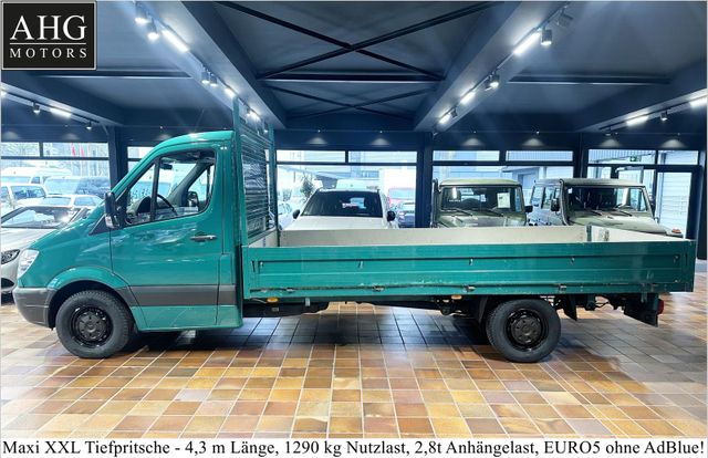 Mercedes-Benz Sprinter 313 Maxi XXL 4,3m-Tiefpritsche AHK-2,8t