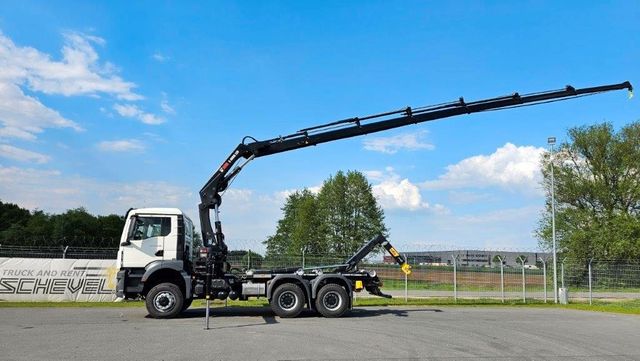 MAN TGS 33.480 Abrollkipper HYVA 26-53 FASSI 235-6