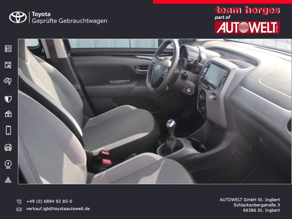 Fahrzeugabbildung Toyota Aygo x-play Team Deutschland