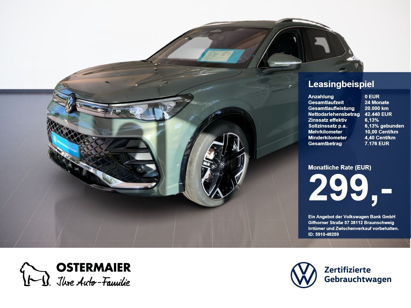 Volkswagen Tiguan R-LINE 2.0TDI 150PS DSG ACC.5J-G.STHZG.AR