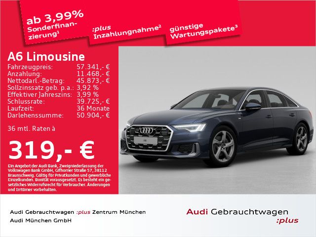 Audi A6 Limousine 45 TFSI qu. S tronic S line ACC/Pan