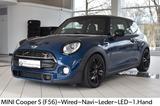 MINI Cooper S (F56)~Wired~Navi~Leder~LED~1.Hand - MINI Cooper S F56 Gebrauchtwagen
