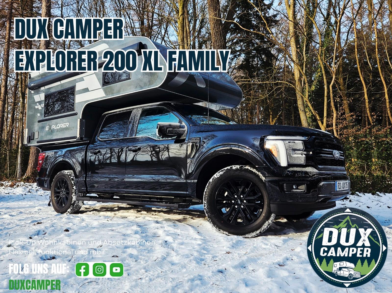Dux Camper Explorer 200XL Family für US Pick Ups