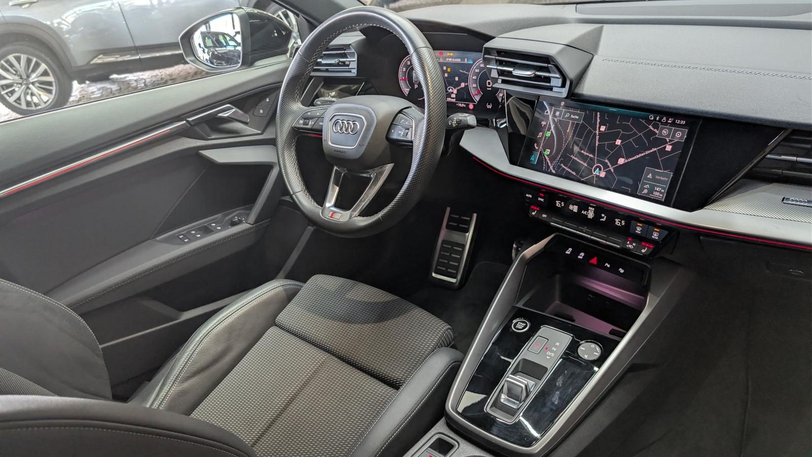 Audi A3 Sportback 30 TFSI S-Line StHz ACC AMBI LEDER, миниатюра 18
