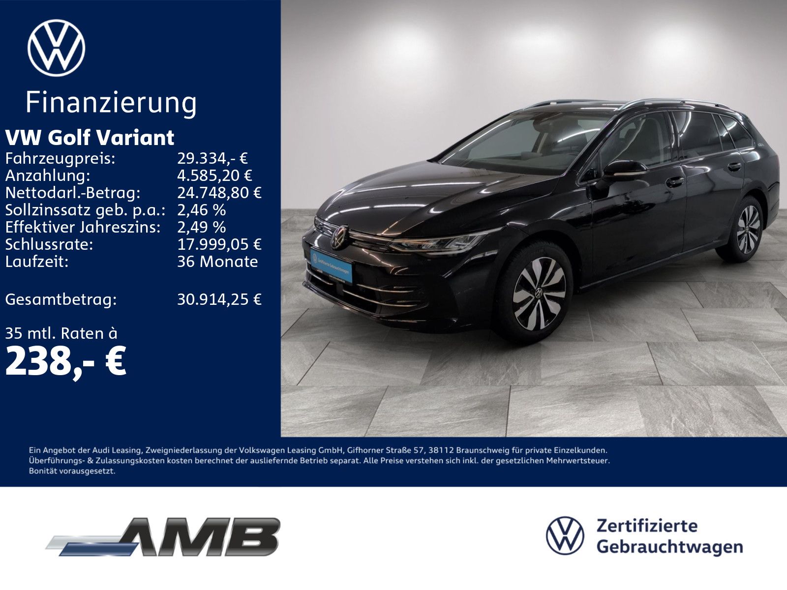 Volkswagen Golf Variant Goal 2.0 TDI DSG AHK Standh 06.30Ga foto 1