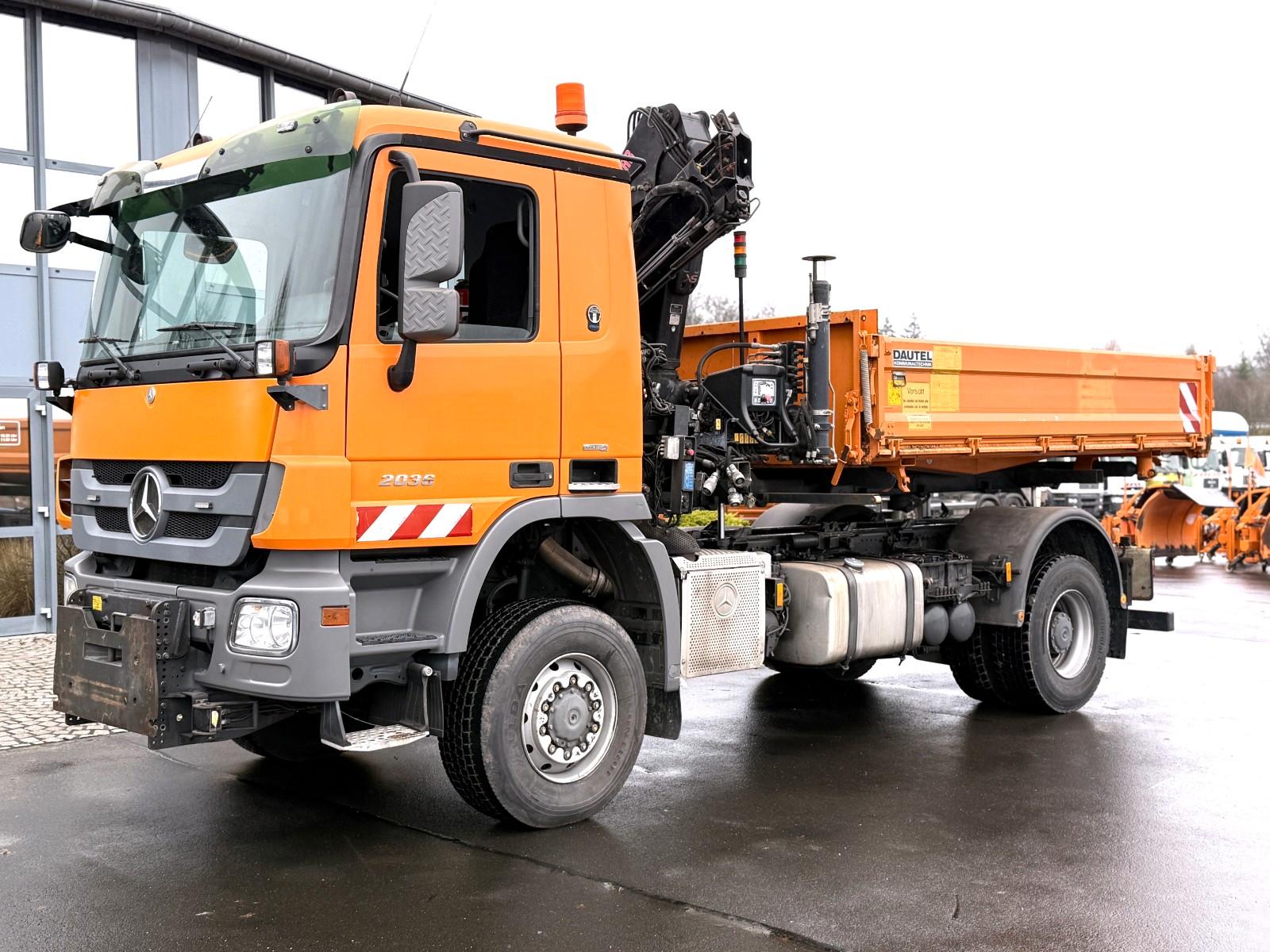 Mercedes-Benz Actros 2036 MP3  Kipper /Kran / Wechselsystem