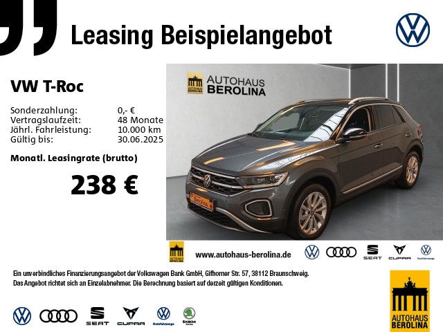 VW T-Roc 1.5 TSI Style DSG *AHK*LED+*NAV*ACC*SHZ*