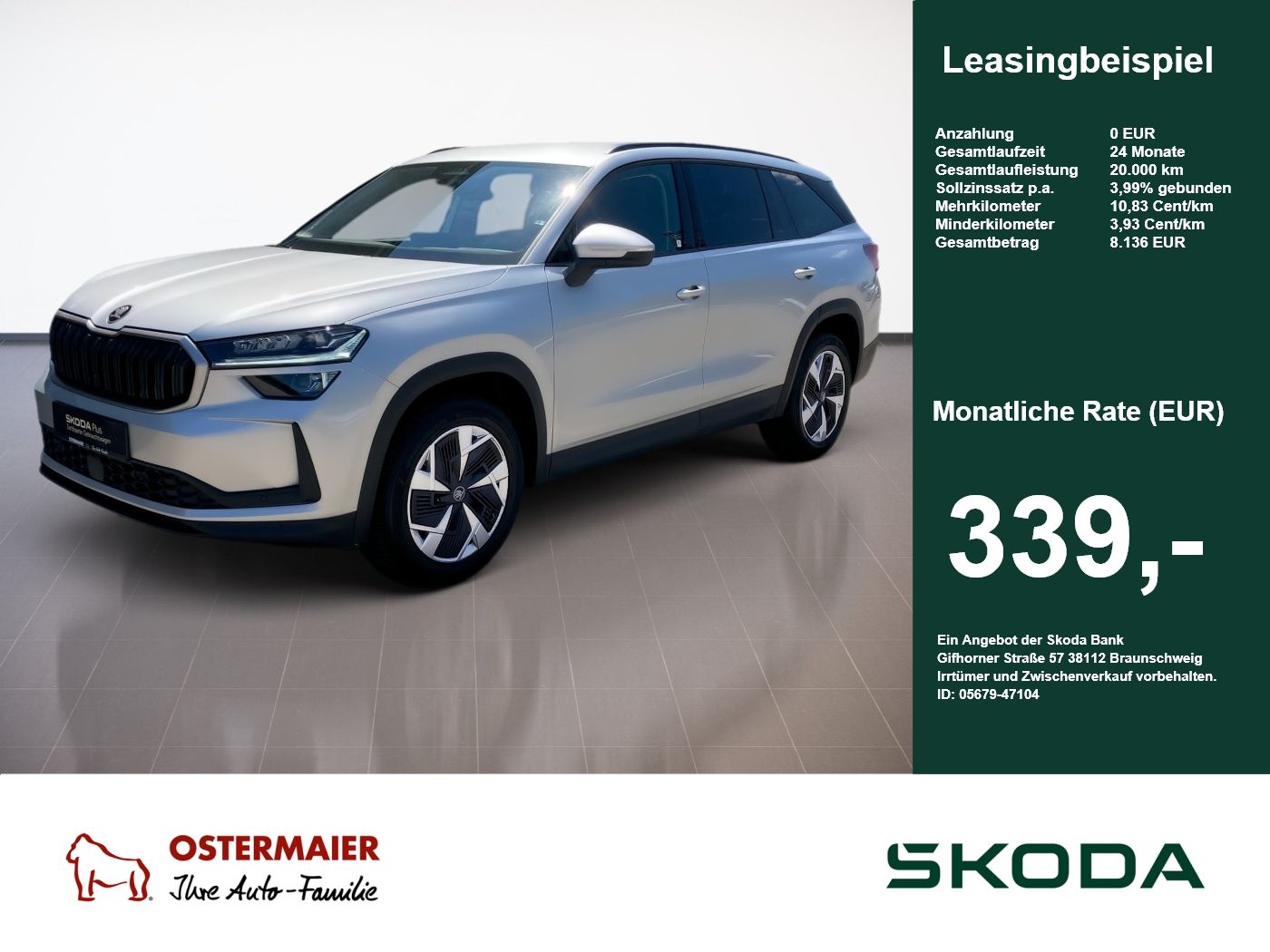 Skoda Kodiaq SELECTION 4x4 2.0TDI 193PS MATRIX.NAV.DSG