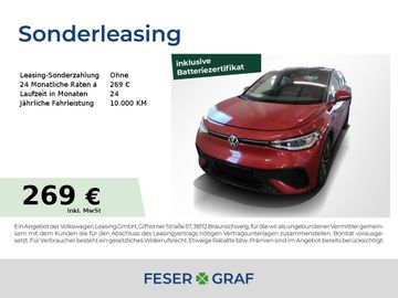 Volkswagen Leasingangebot: Volkswagen ID.5 Pro ACC AHK Alu 20" Matrix Navi RüKa Wärmep
