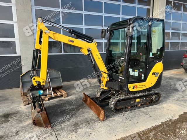 Yanmar SV18 Minibagger / nur 1046h / BJ 2021 / TOP