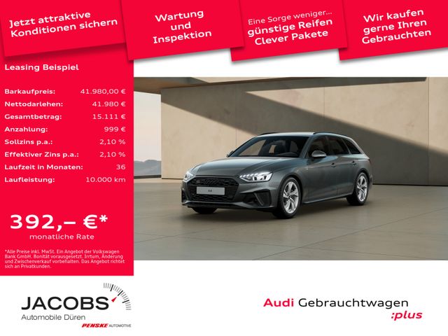 Audi A4 Avant 40TFSI qu. S line Black+/Matrix/STHZ/AC