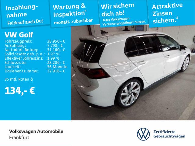 Volkswagen Golf VIII 2.0 TSI DSG GTI Navi IQ.Light DAB+ Fro