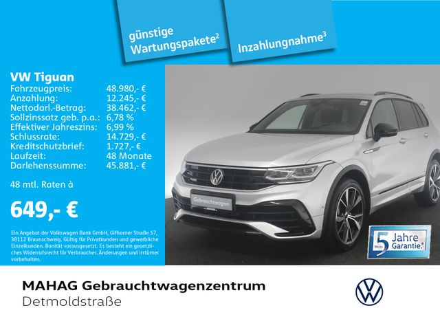 Volkswagen Tiguan R-Line BlackStyle 2.0 TSI 4MOT AHK Leder