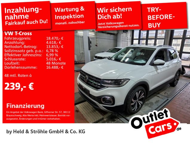 Volkswagen T-Cross Style 1.0 TSI DSG LED NAV ACC 17" KAM