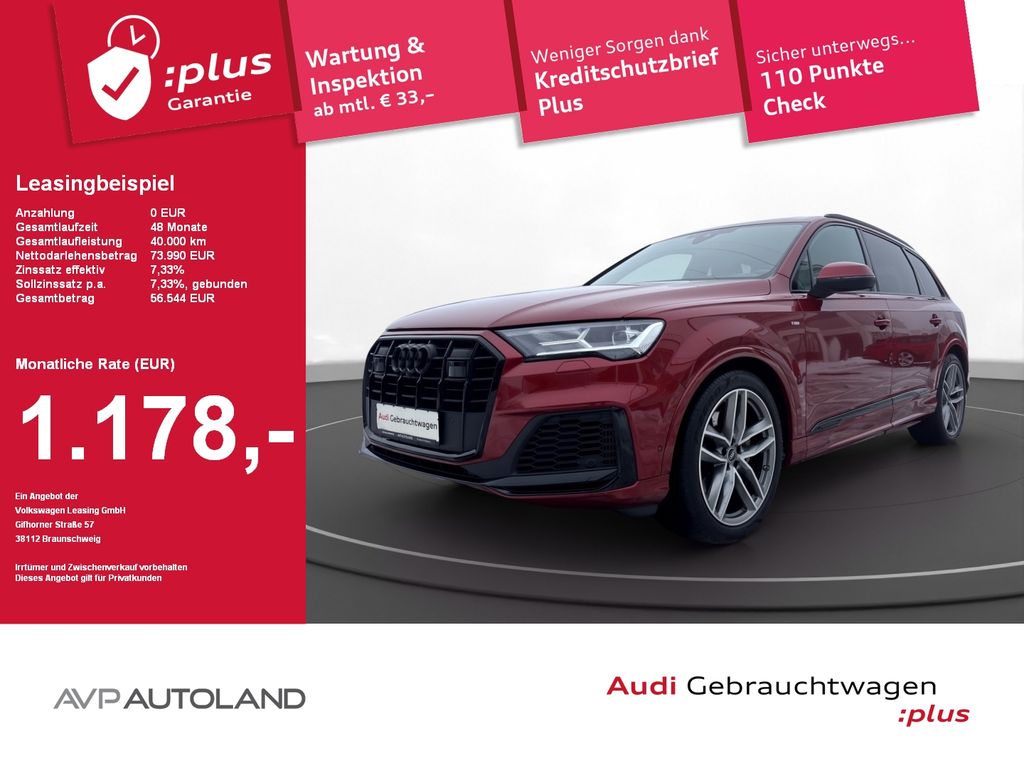 Audi Q7 55 TFSI quattro tiptr. S line 7-SITZER | AHK