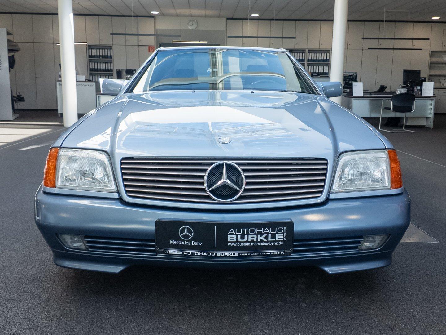 Mercedes-Benz SL 280 R129 in Perlblau,deutschesFzg,Scheckheft