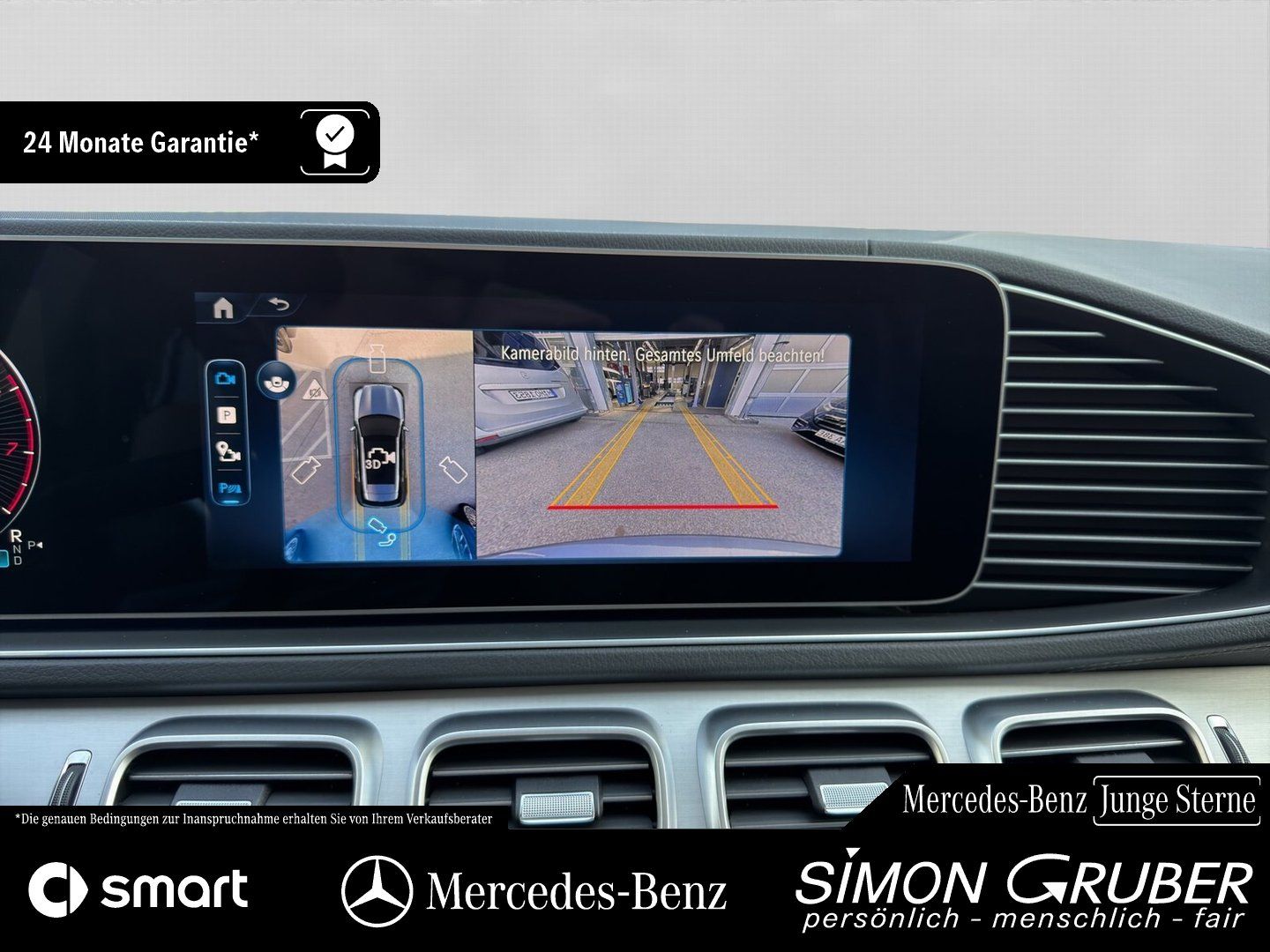 Fahrzeugabbildung Mercedes-Benz GLE 450 4M Pano Sitzklima HUD Burm 20Zoll AHK