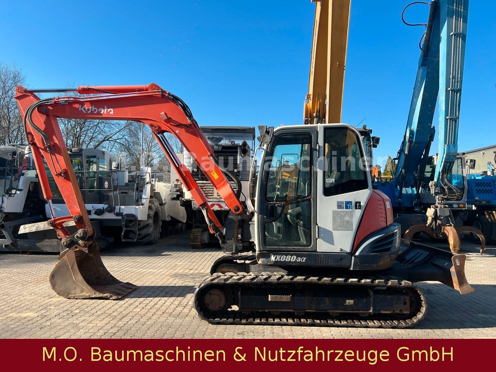 Fahrzeugabbildung Kubota KX 080-3 / SW / Hammerline /