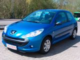 Peugeot 206 + Basis*1.Hand*Orginal Km.23960 km* - Peugeot 206: Blau