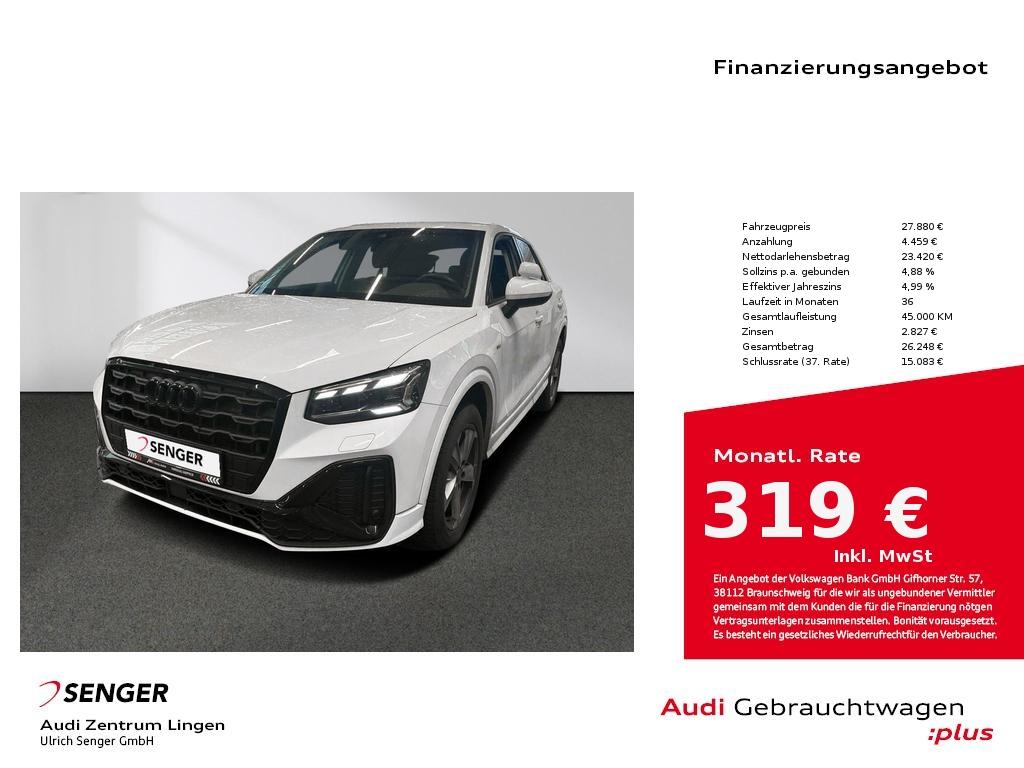 Audi Q2 S line 30TDI Optikpaket MMI Matrix AHK Sitzh.