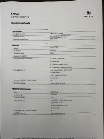 Skoda Superb Combi Sportline 4x4 *1.HAND*19%MWST.*ALCA