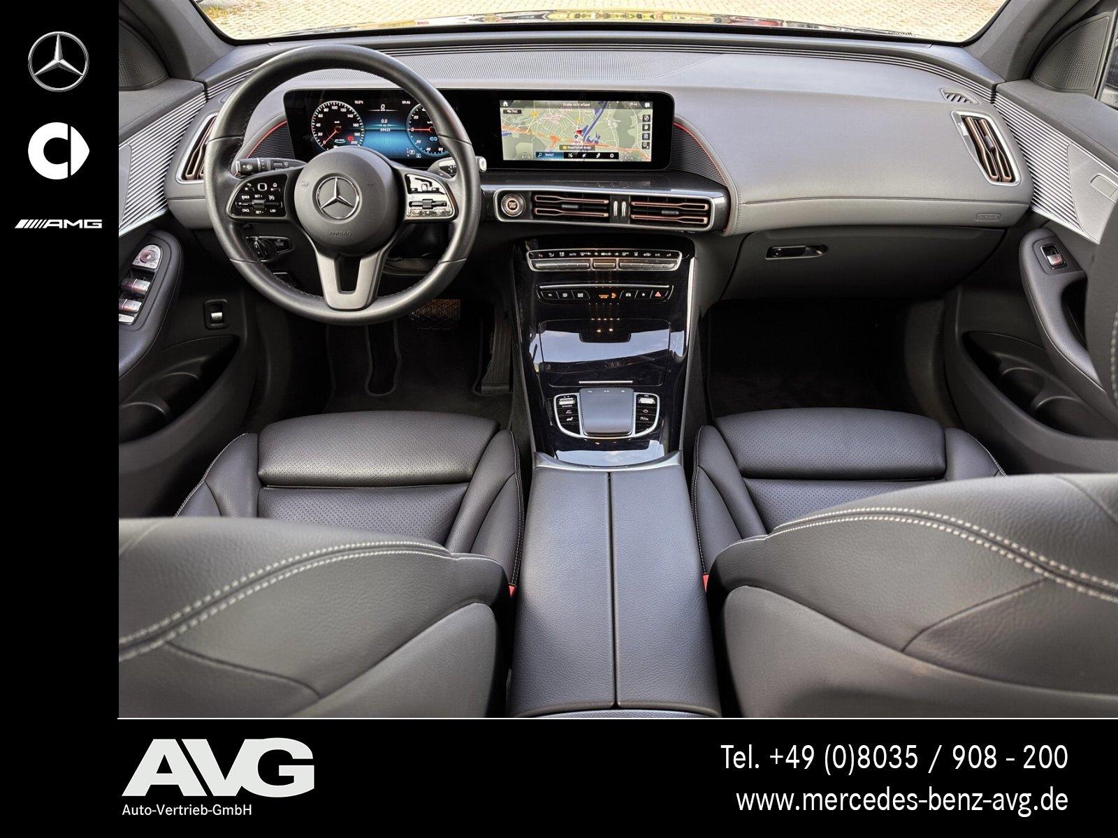 Mercedes-Benz EQC 400 4M MBUX MBEAM RFK CarPlay DAB EASY-P 19", миниатюра 8