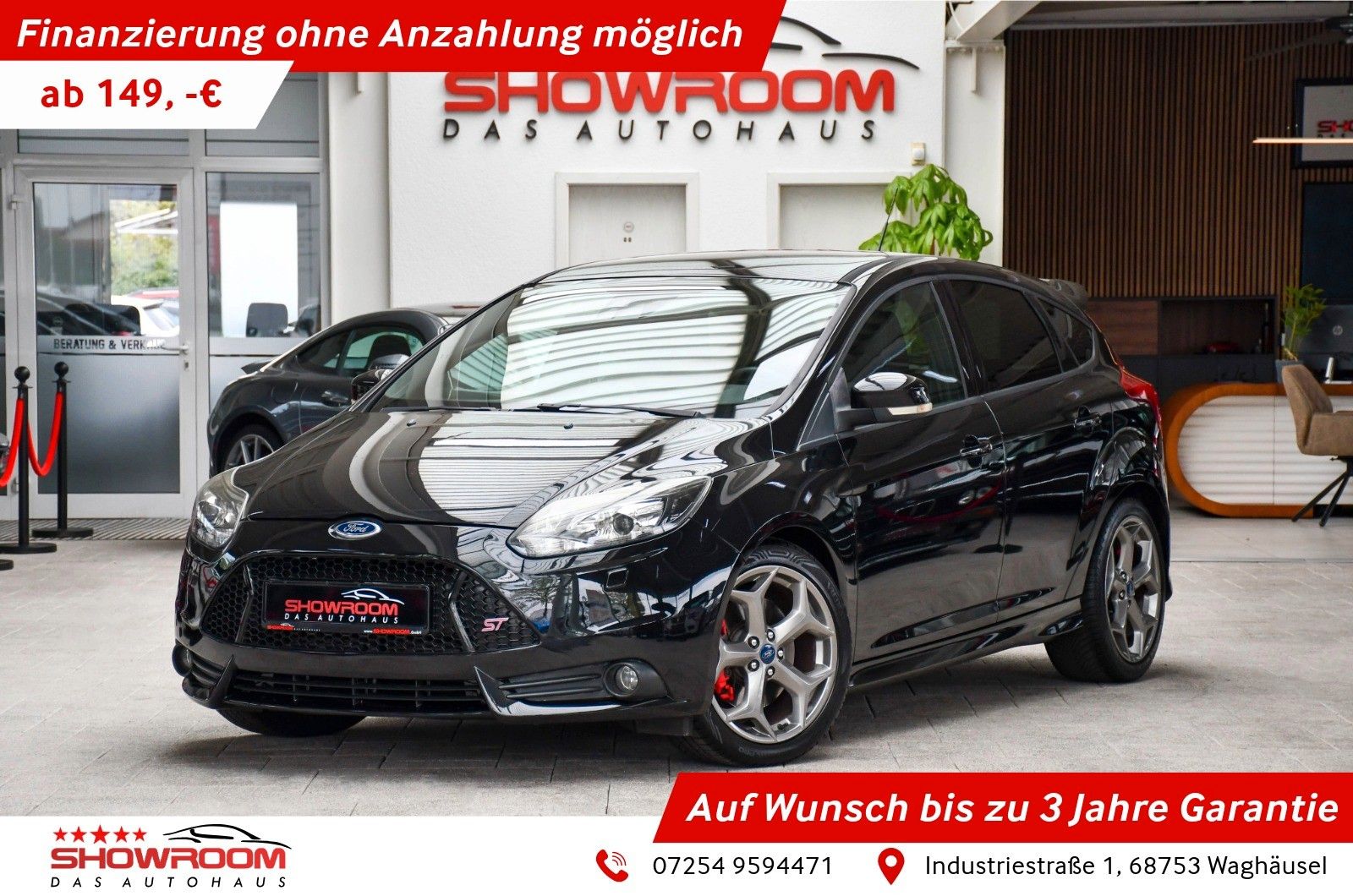Ford Focus Lim. ST Schalter Recaro Kamera Navi 1.Hand