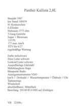 Andere Rarität - Panther Kallista 2,8l - : Cabrio, Panther