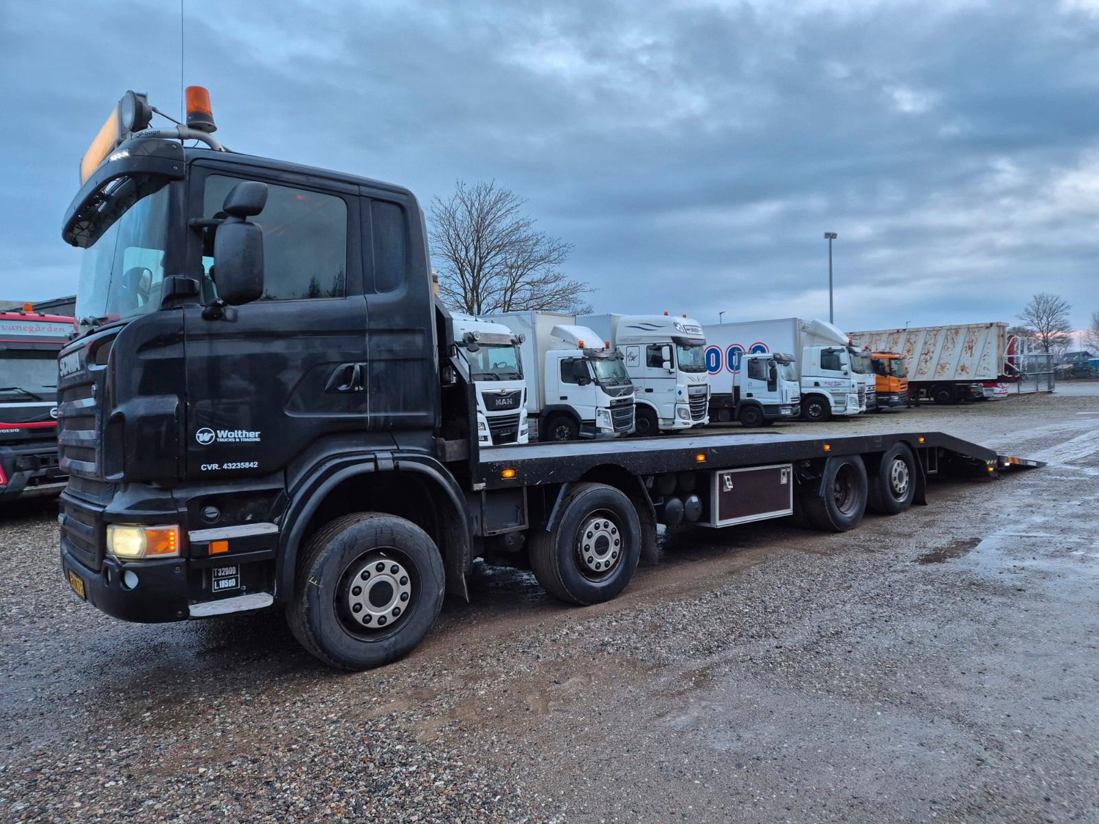 Scania R420 8x2/6 // Hydraulic ramps // New TUV