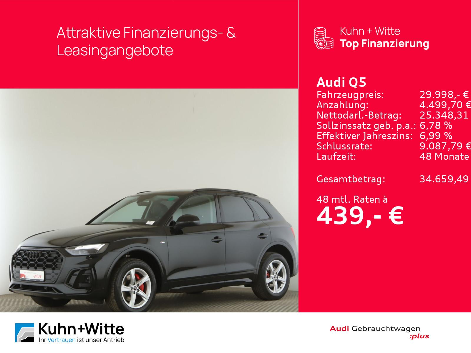 Audi Q5 40 TDI quattro S line LED+RFK+StandH+MMI-Plus
