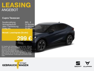 Cupra Leasingangebot: Cupra Tavascan ENDURANCE STYLING-PAKET eSITZE 360 W-PU
