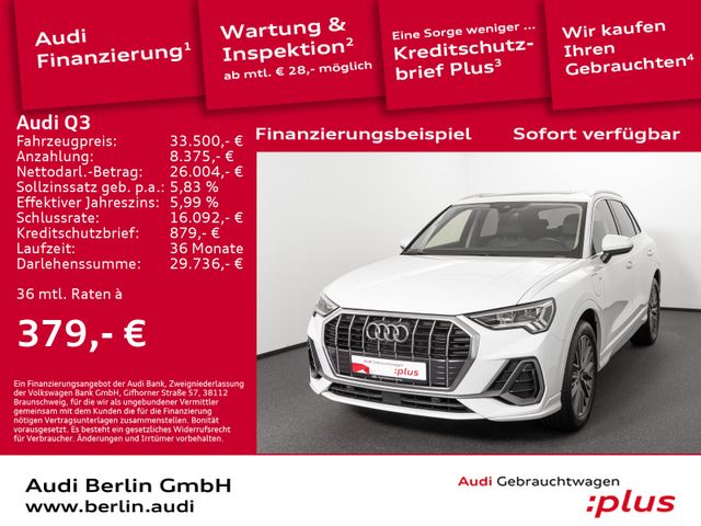 Audi Q3 45 TFSI e S line S tr. 360° B&O PANO LED NAVI