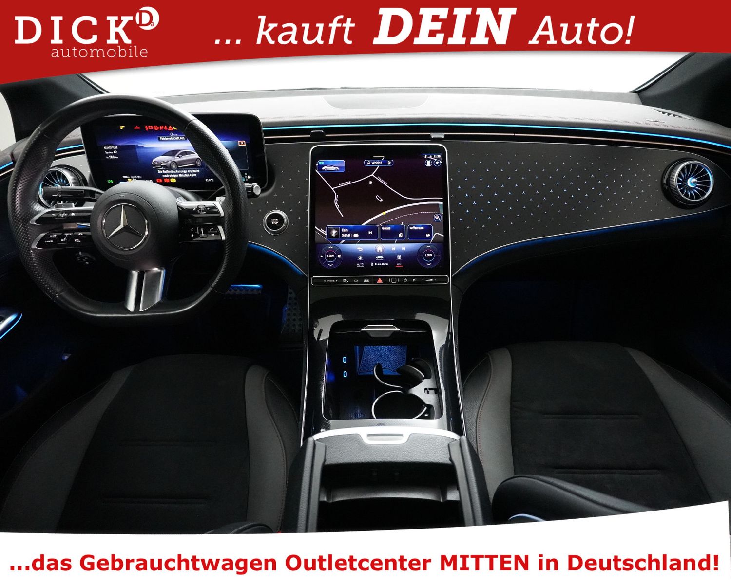 Fahrzeugabbildung Mercedes-Benz EQE 300 2X AMG Line NIGHT+AIRM+PANOR+ACC+KAM+21"