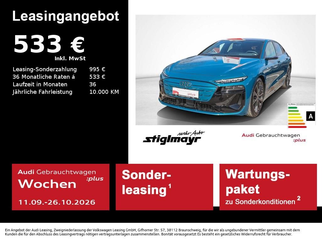 Audi A6 e-tron Sportback S-line edition one B&O+HUD