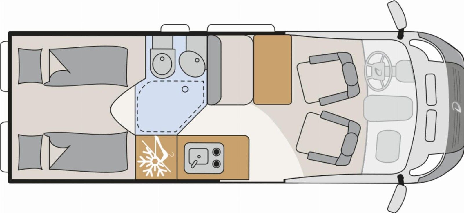 Fahrzeugabbildung Dethleffs Globetrail 640 ER Fiat Modell 26, 95 Jahre Paket