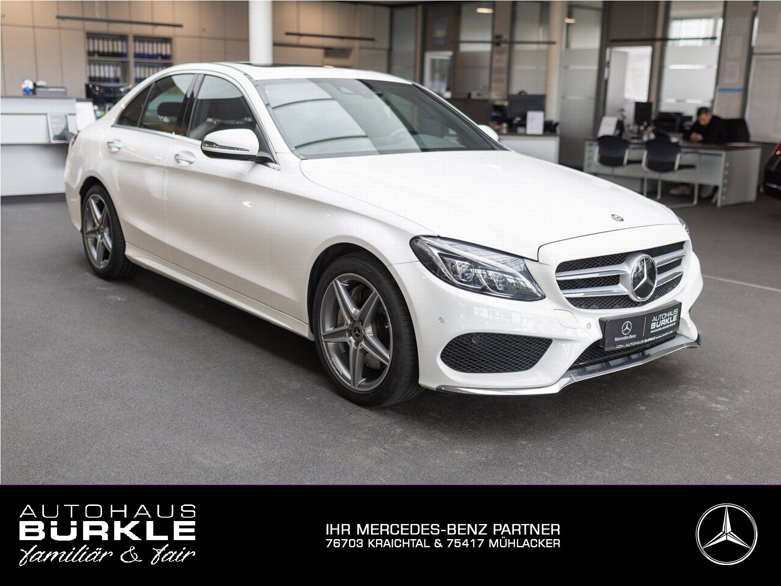 MERCEDES-BENZ C 400 4M,AMG,Leder,Distr+,Airmatic,HUD,SHD,KeyGO
