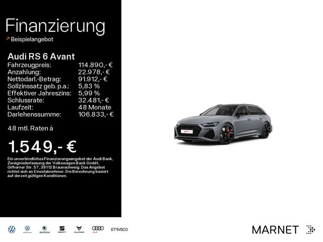 Audi RS 6 Avant 4.0 TFSI quattro*Navi*Matrix*B&O*HUD*