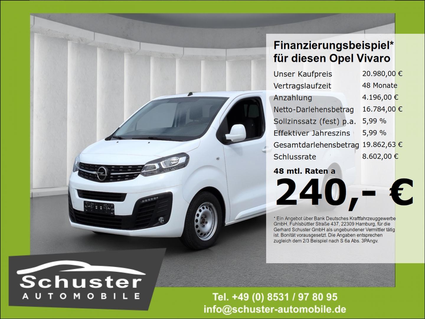 Opel Vivaro 9-Sitzer L3 2.0D*Navi Tempom PDC Klima
