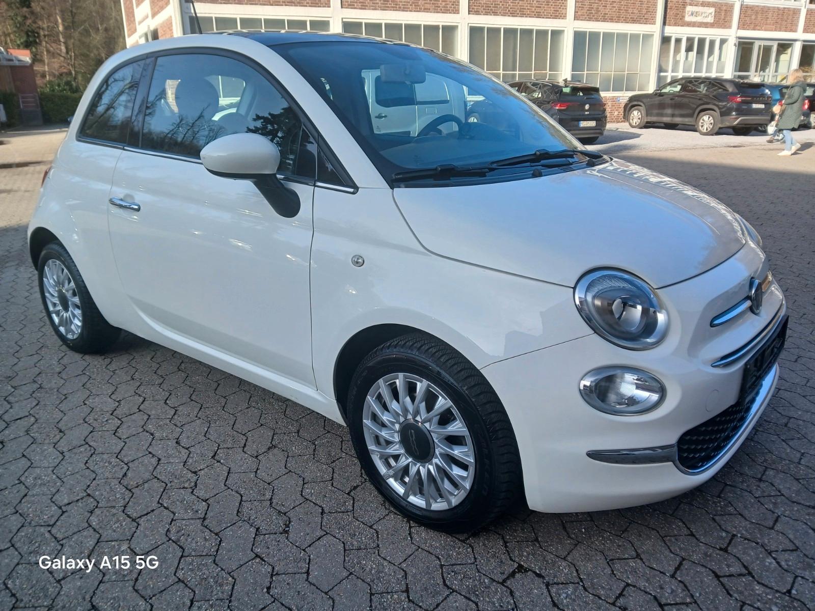 Fiat 500 Lounge Alu Klima Panorama 2.Hand Scheckheft